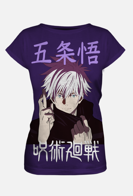 Gojo Satoru  - koszulka damska fullprint