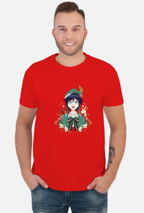 Venti genshin impact tshirt manga anime game