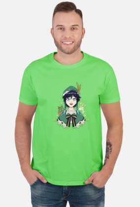 Venti genshin impact tshirt manga anime game