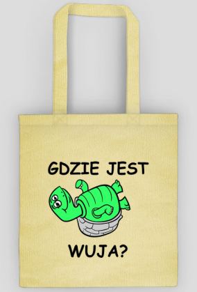 Gdzie Jest Wuja? - ecotorba bawełniana