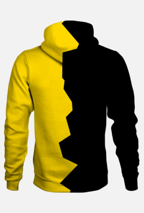 Cyber2077 Bluza czarno-żółta
