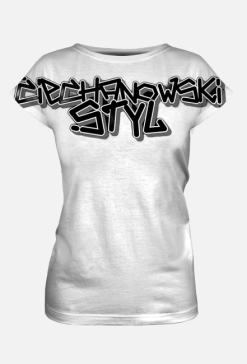 CS - T-Shirt (biały) - dla kobiety