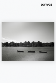 Płótno Trzy Łódki