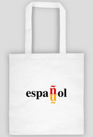 Bawełniana torba Espanol - Biała