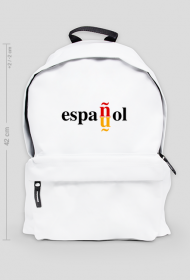 Plecak Espanol - Duży - Biały