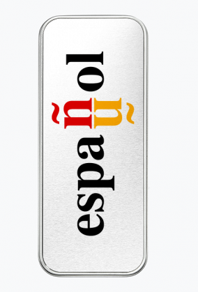 Metalowy piórnik Espanol