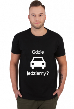 Koszulka z samochodem gdzie jedziemy