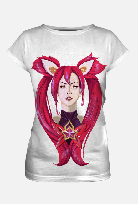 LoL Star Guardian Jinx - koszulka damska fullprint