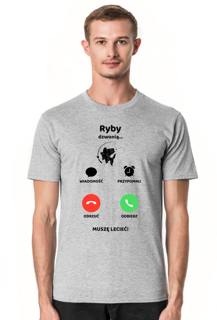 T-shirt Ryby Dzwonią Rybak