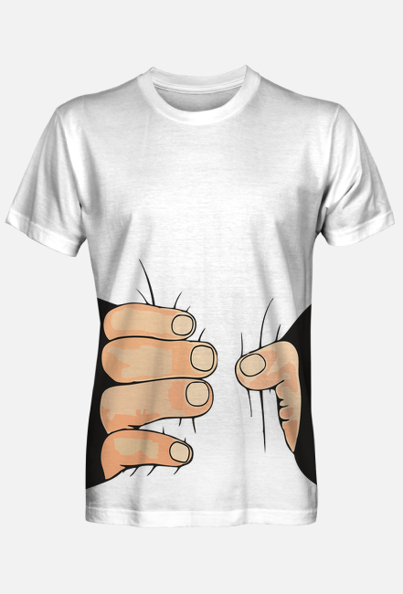 T-shirt Zaciśnięta dłoń 3d