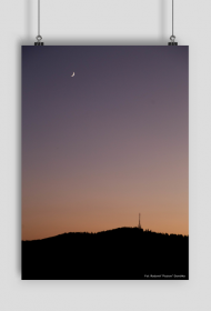 Plakat księżyc wzór 2, rozmiar A2