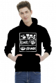 Bluza kangurka Black/White Tytus, Romek i Atomek.