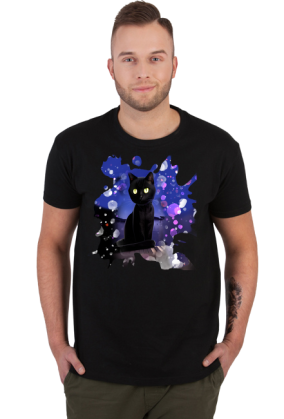 Czarny kot na dachu / Night Cat