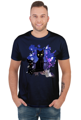 Czarny kot na dachu / Night Cat