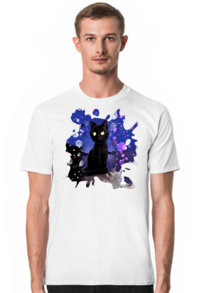 Czarny kot na dachu / Night Cat