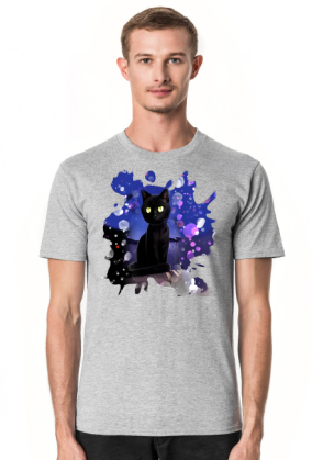 Czarny kot na dachu / Night Cat