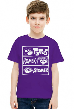 Koszulka chłopięca Tytus, Romek i Atomek.