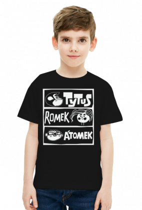 Koszulka chłopięca Tytus, Romek i Atomek.