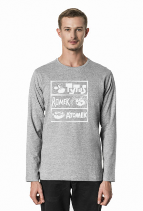 Koszulka męska longsleeve Tytus, Romek i Atomek.