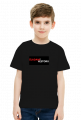 Dziecięca koszulka z nadrukiem LOGO przód + adres strony tył