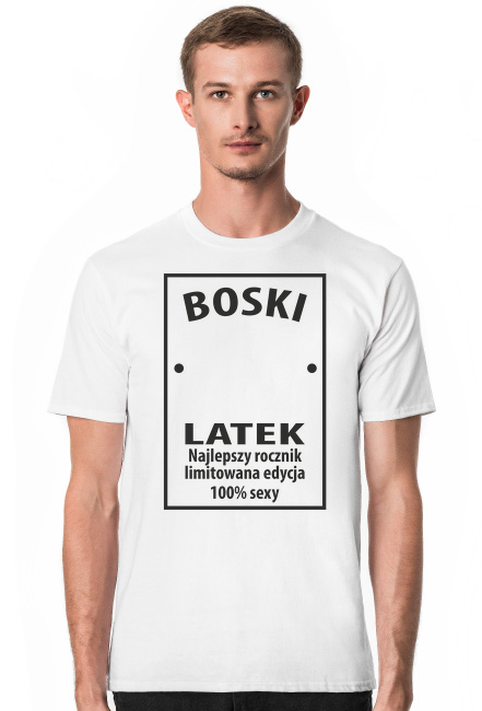 T-shirt Boski (twój wiek) Urodziny