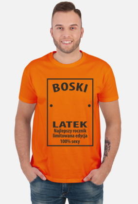 T-shirt Boski (twój wiek) Urodziny