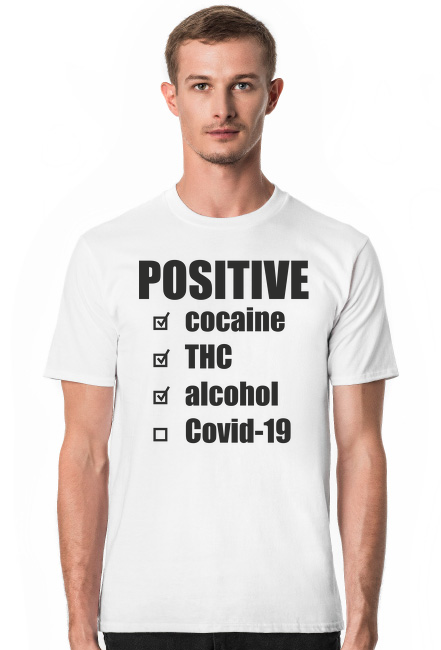 T-shirt Positive THC covid-19