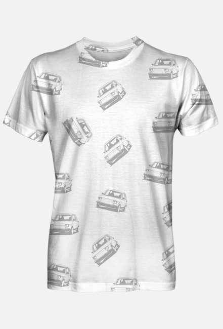 T-shirt FullPrint Maluch Fiat 126p