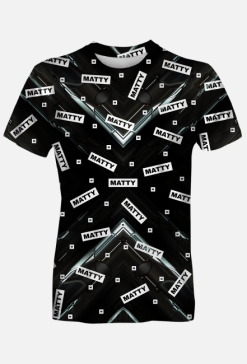 Koszulka Męska FullPrint "MATTY" ze swoją ksywką