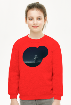 Astronauta w kosmosie - grafika wygenerowana przez stuczną inteligencje