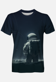 Astronauta w kosmosie - grafika wygenerowana przez stuczną inteligencje