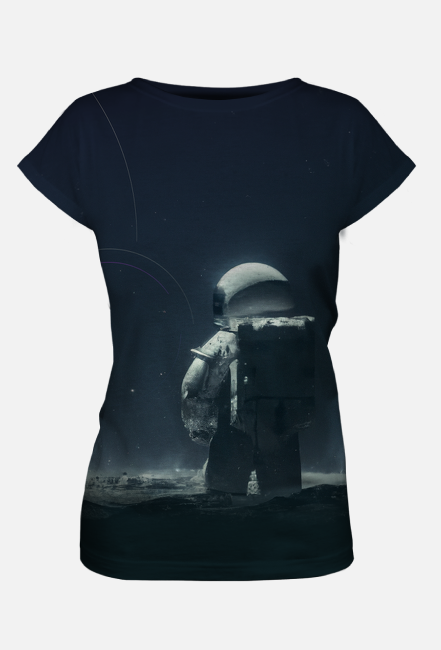 Astronauta w kosmosie - grafika wygenerowana przez stuczną inteligencje