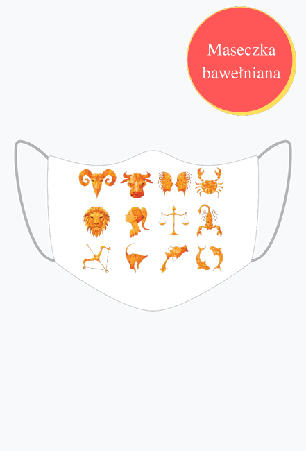 Maseczka Bawełniana - Znaki Zodiaku