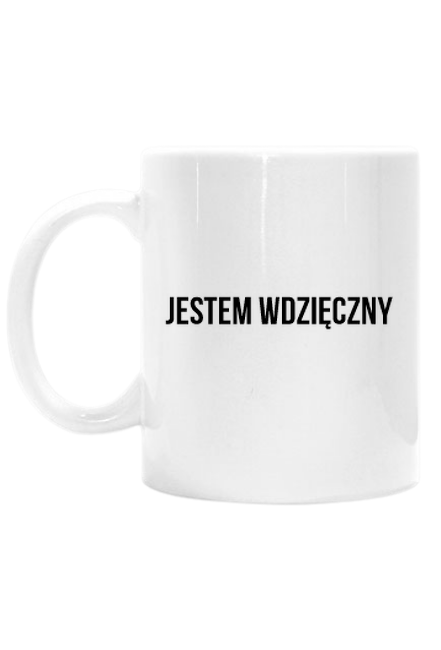 Kubek jestem wdzięczny