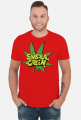 Koszulka Simsala Green Ganja memowa.