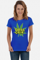Koszulka mem Green Ganja damska.