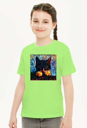 Sleeping cat art paint t-shirt