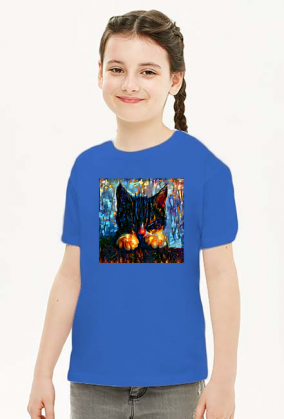 Sleeping cat art paint t-shirt