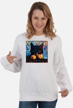 Sleeping cat art paint t-shirt