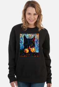 Sleeping cat art paint t-shirt