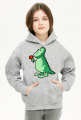 Bluza dziecieca z kapturem Dinozaur