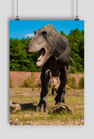 Plakat pionowy A1 Kraina Dinozaurów 1