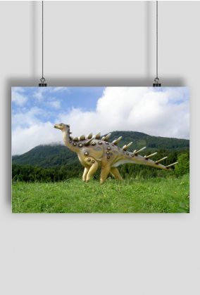 Plakat poziomy A1 Kraina Dinozaurow 2
