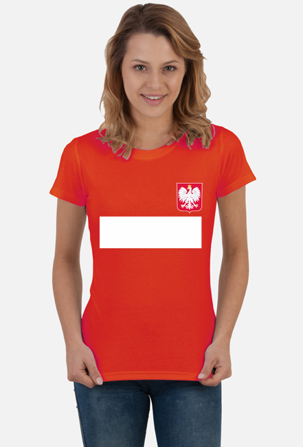 Koszulka Damska Kibica Polski Polska