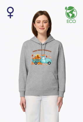 Bluza z kapturem " farm fresh pumpkin"