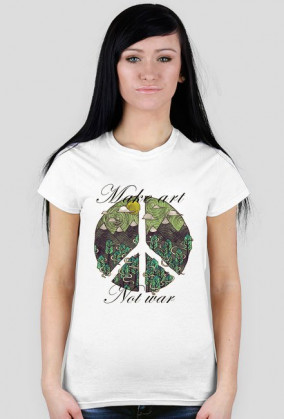 Koszulka Make art Not war (D)