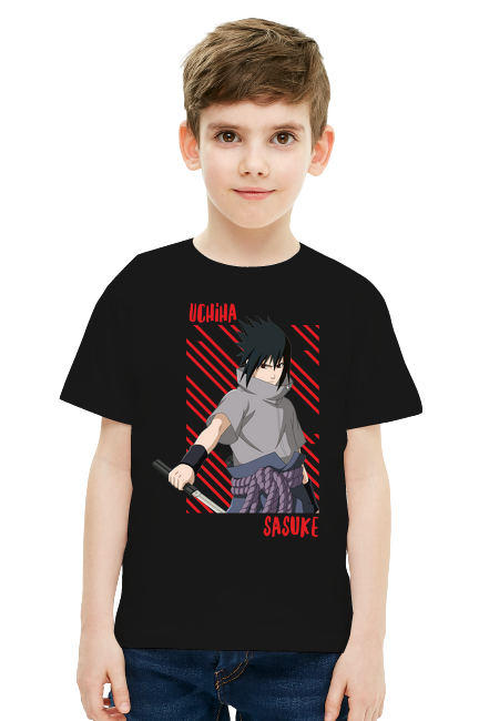 Koszulka Sasuke Uchiha Naruto dla dziecka