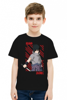 Koszulka Sasuke Uchiha Naruto dla dziecka