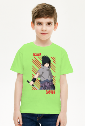 Koszulka Sasuke Uchiha Naruto dla dziecka