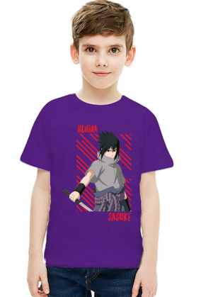 Koszulka Sasuke Uchiha Naruto dla dziecka